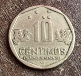 C50 - Moneda foarte veche - Peru - 10 centimos - 1995