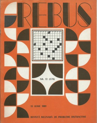 Revista Rebus nr. 12 / 15 iunie 1981 foto