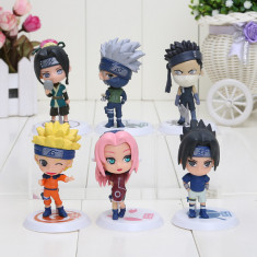 Set figurina Naruto Sasuke Kakashi Sakura Zabuza 7 cm