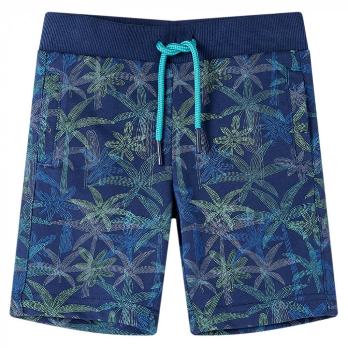 Pantaloni scurti pentru copii cu snur, bleumarin, 104 GartenMobel Dekor