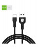 Cablu USB TIP C 3A NEGRU, 60t GOLF, Oem