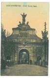 1704 - ALBA IULIA, Intrarea in Cetate, Romania - old postcard - unused