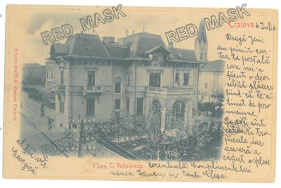 4717 - CRAIOVA, House Valimarescu, Litho, Romania - old postcard - used - 1902 foto