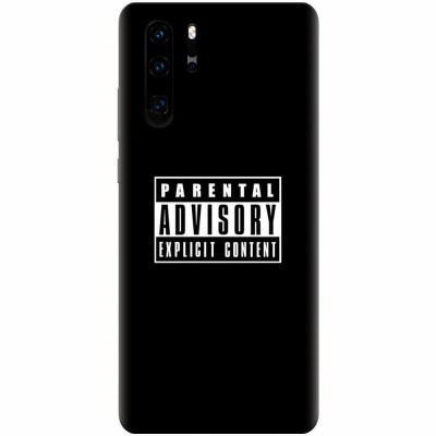 Husa silicon pentru Huawei P30 Pro, Parental Advisory foto