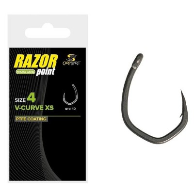 Carlige Carp Spirit Razor Point V-Curve XS Nr.6 foto