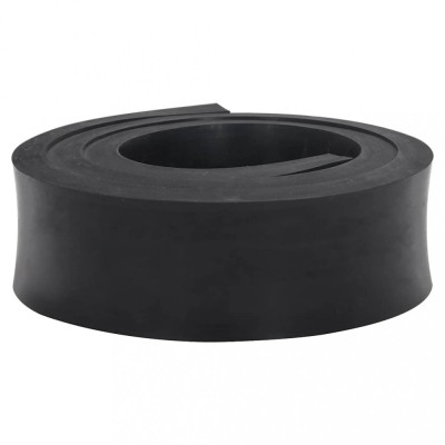 vidaXL Margine de cauciuc pentru plug de zăpadă negru 200x10x2 cm foto