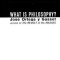 What Is Philosophy?