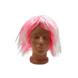 Cumpara ieftin Peruca Dama Scurta Alb Roz Carnaval Cosplay Petrecere Halloween Par Sintetic Marime Universala
