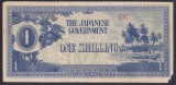Bancnota Oceania 1 Shiling (1942) - P2 XF ( ocupatia japoneza - vezi descriere )