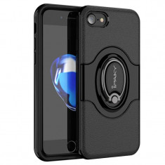 Husa de protectie pentru Apple iPhone 7/8 Ipaky Ring Negru