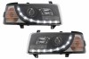 Faruri LED DRL VW Transporter T4 (1990-2003) Negru Performance AutoTuning, KITT Lightning