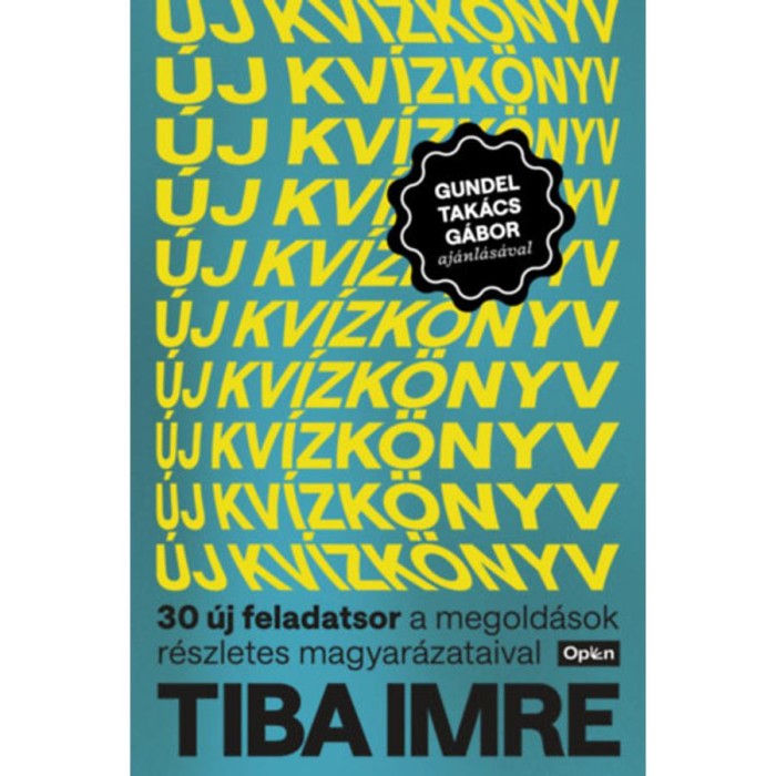 &Uacute;j kv&iacute;zk&ouml;nyv - Tiba Imre