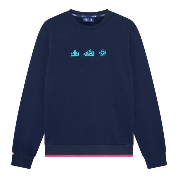 Manchester City hanorac de bărbați Sweat Big Logo - XXL