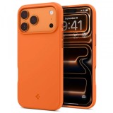 Husa MagSafe pentru Apple iPhone 17 Pro, Spigen, Silicone Fit, Portocalie ACS11379