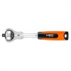 Clichet 3/8&amp;quot;, 72 dinti, cap rotativ 360&deg;, 200mm 08-543, Neo