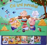 Cei trei purceluși: ascultă povestea + pop-up