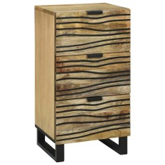 vidaXL Bufet cu sertar Maro 40 x 33 x 75 cm Lemn masiv de mango