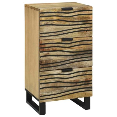 vidaXL Bufet cu sertar Maro 40 x 33 x 75 cm Lemn masiv de mango 4017959 foto