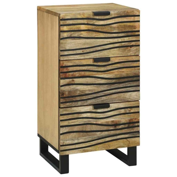 vidaXL Bufet cu sertar Maro 40 x 33 x 75 cm Lemn masiv de mango 4017959