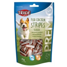 Trixie PREMIO Chicken Stripes, pui ?i cod negru 75 g foto