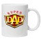 Cana alba personalizata &quot;super dad&quot;, INOVATIX&reg;. 330ml