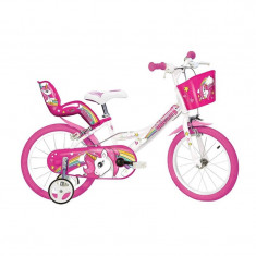 Bicicleta pentru copii Dino Bikes Unicorn, 16 inch foto