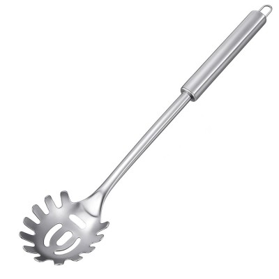 Paleta Pufo din inox pentru gatit si servit paste sau spaghetti, 31 cm&amp;ndash; rezistenta si practica foto