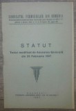 Statutul Sindicatului Fermierilor din Romania// 1937