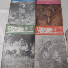 REVISTA VANATORUL SI PESCARUL SPORTIV Nr.6, 8, 10, 11 \ 1988