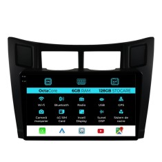 Navigatie Dedicata Toyota Yaris (2005-2011), 9Inch, 6Gb Ram, 128Gb Stocare, Carplay