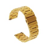 Curea metalica compatibila Huawei Watch GT 7 46mm, telescoape Quick Release, 22mm, Gold