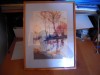 Tablou in acuarela (Enache) avand dimensiunea 20x29 cm, din anii '70, Peisaje, Altul