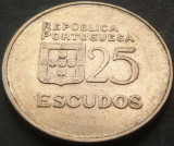 Cumpara ieftin Moneda 25 ESCUDOS - PORTUGALIA, anul 1982 *cod 2343, Europa