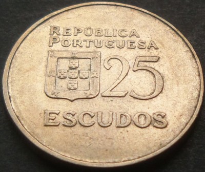 Moneda 25 ESCUDOS - PORTUGALIA, anul 1982 *cod 2343 foto