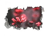 Autocolant decorativ, Gaura in perete, Arbori si flori, Multicolor, 83 cm, 379ST-3, Oem