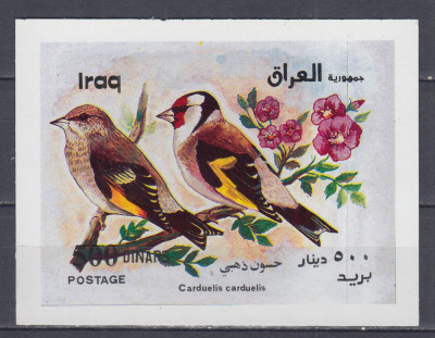 IRAK IRAQ 2000 FAUNA PASARI BLOCK 91 MNH foto