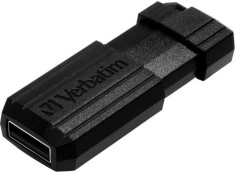 MEMORIE USB VERBATIM PINSTRIPE 64GB USB 2.0 NEGRU &amp;quot;49065&amp;quot; (TIMBRU VERDE 0.03 LEI) foto