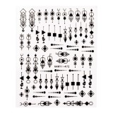 Cumpara ieftin Abtibild Unghii SensoPRO Milano - Tribal Patterns