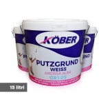 Amorsa alba Kober pentru exterior si interior G8105-P15L Alb 15 Litri