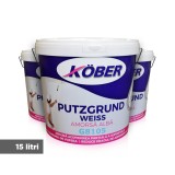 Amorsa alba Kober pentru exterior si interior G8105-P15L Alb 15 Litri