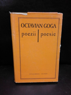 POEZII/POESIE - OCTAVIAN GOGA EDITIE BILINGVA ROMANA ITALIANA foto