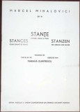 STANTE PENTRU VOCE SI PIAN (PARTITURA)-MARCEL MIHALOVICI-352521