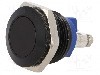 Intrerupator anti-vandalism, OFF-(ON), &Oslash;16mm, ONPOW, GQ16F-10/A