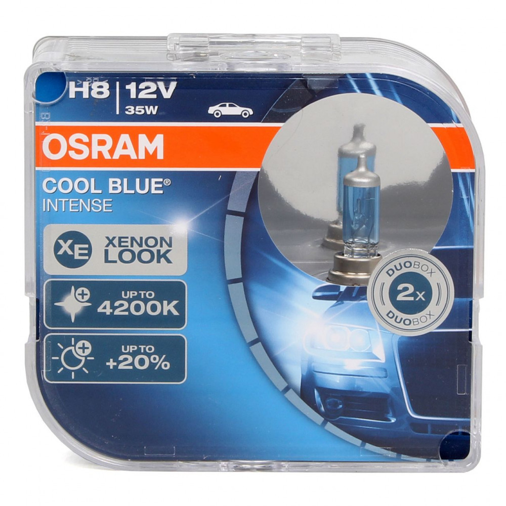 Set 4 Buc Bec Osram H8 12V 35W PGJ19-1 Cool Blue Intense Xenon Look 4200K  +20% 64212CBI-HCB | Okazii.ro