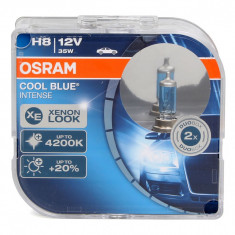 Set 2 Buc Bec Osram H8 12V 35W PGJ19-1 Cool Blue Intense Xenon Look 4200K +20% 64212CBI-HCB