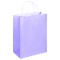 Set 100 Pungi de Hartie cu Maner, 16x8x21 cm, 90 g/m&sup2;, Lila, Pungi Hartie, Pungi din Hartie cu Maner, Pungi de Hartie Colorate, Pungi Hartie Colorata,