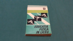 EDUCA?IA FIZICA IN LICEU/ CONSTANTIN ALBU/1981 foto