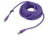Patch cord S/FTP Cat6a PVC Violet 2m, Vention