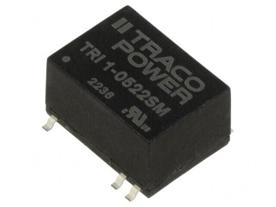 Convertor DC/DC 1W 5V la 12V/-12V TRI 1-0522SM foto