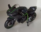 Macheta motocicleta Kawasaki Ninja H2 R 2015 negru - Maisto 1/18